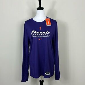 Nike Tee Dri-Fit WNBA Phoenix Mercury Long Sleeve T Shirt Purple Size Men's M